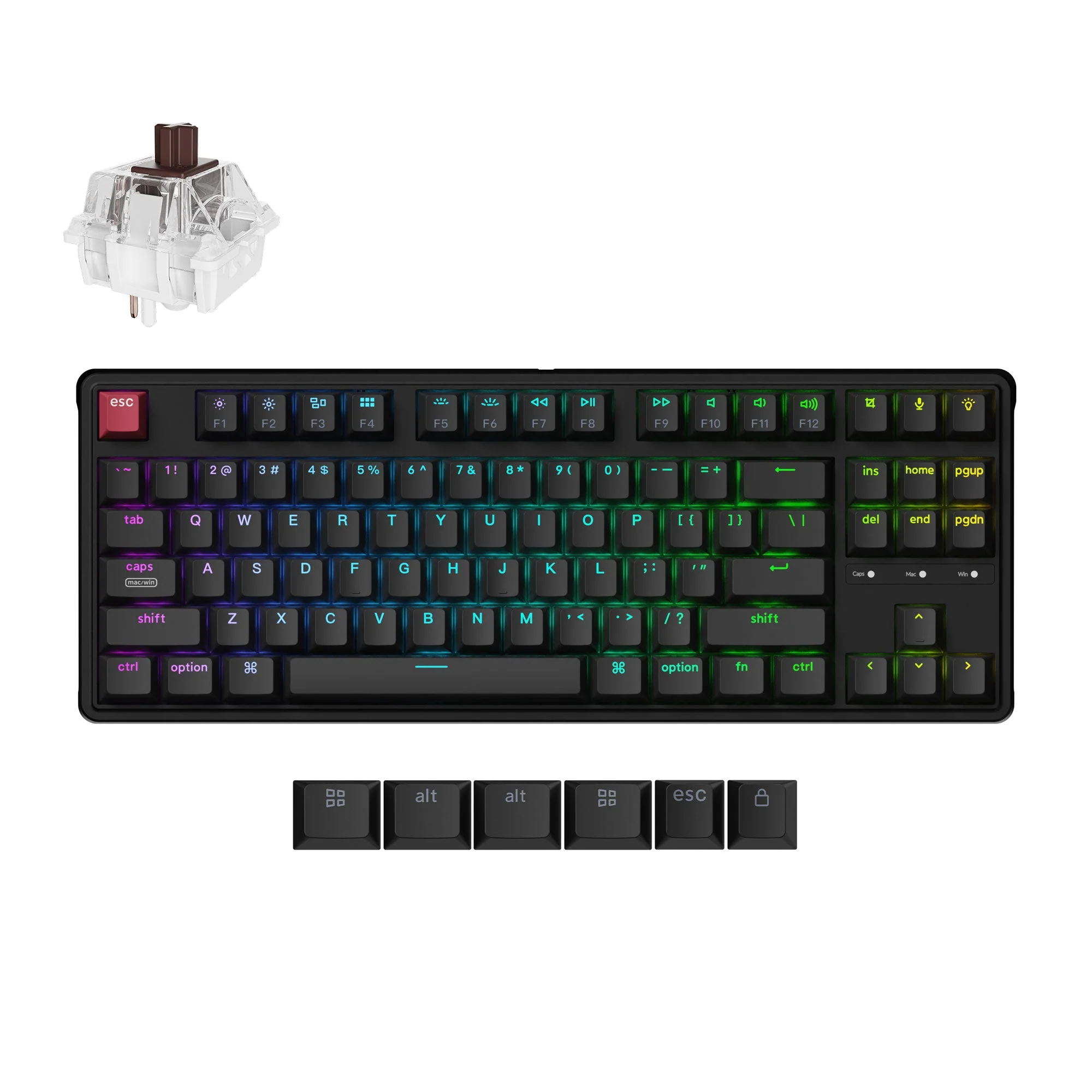 Keychron C3 Pro 8K QMK Wired Custom Mechanical Keyboard - Image 8