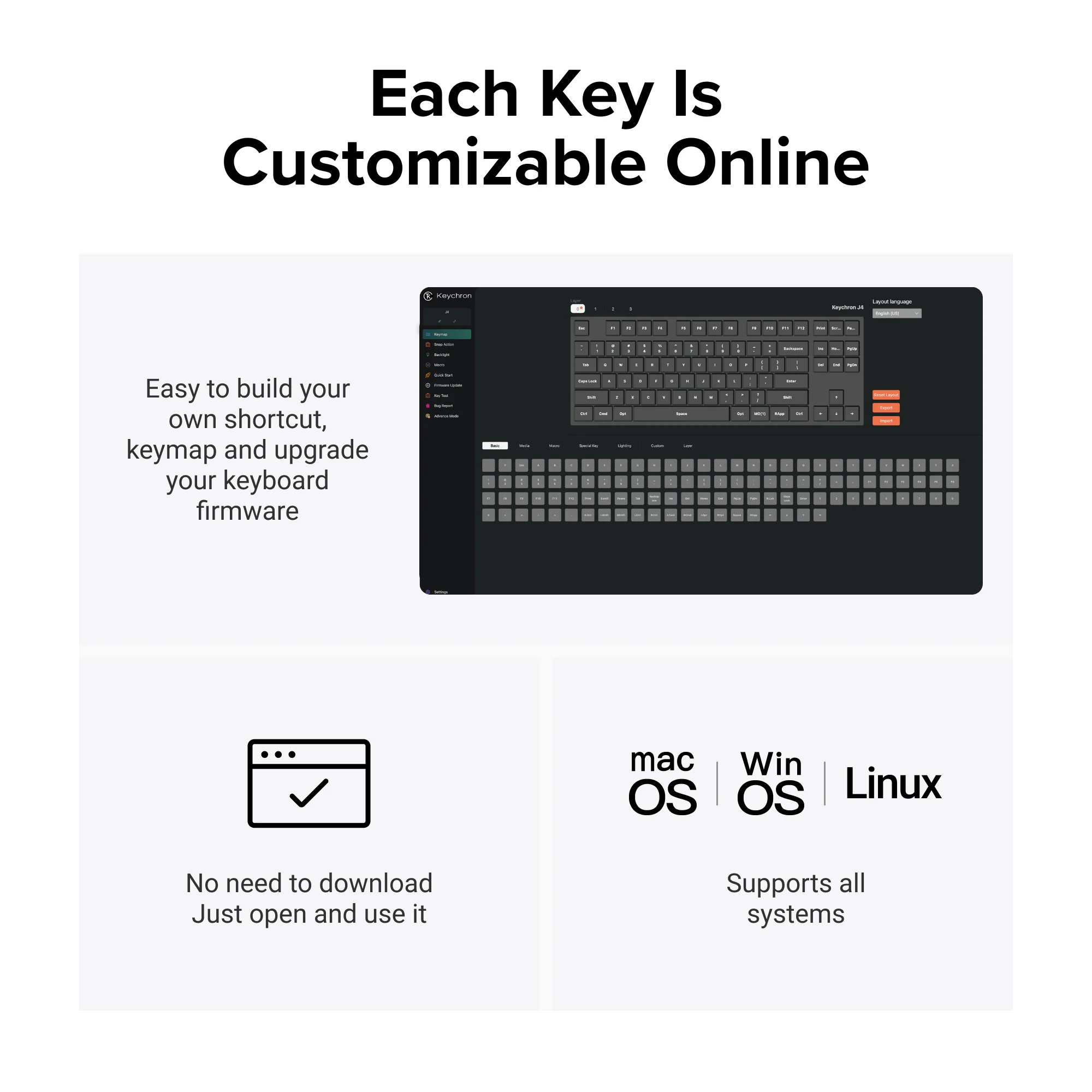 Keychron J4 QMK Wireless Mechanical Keyboard - Image 7