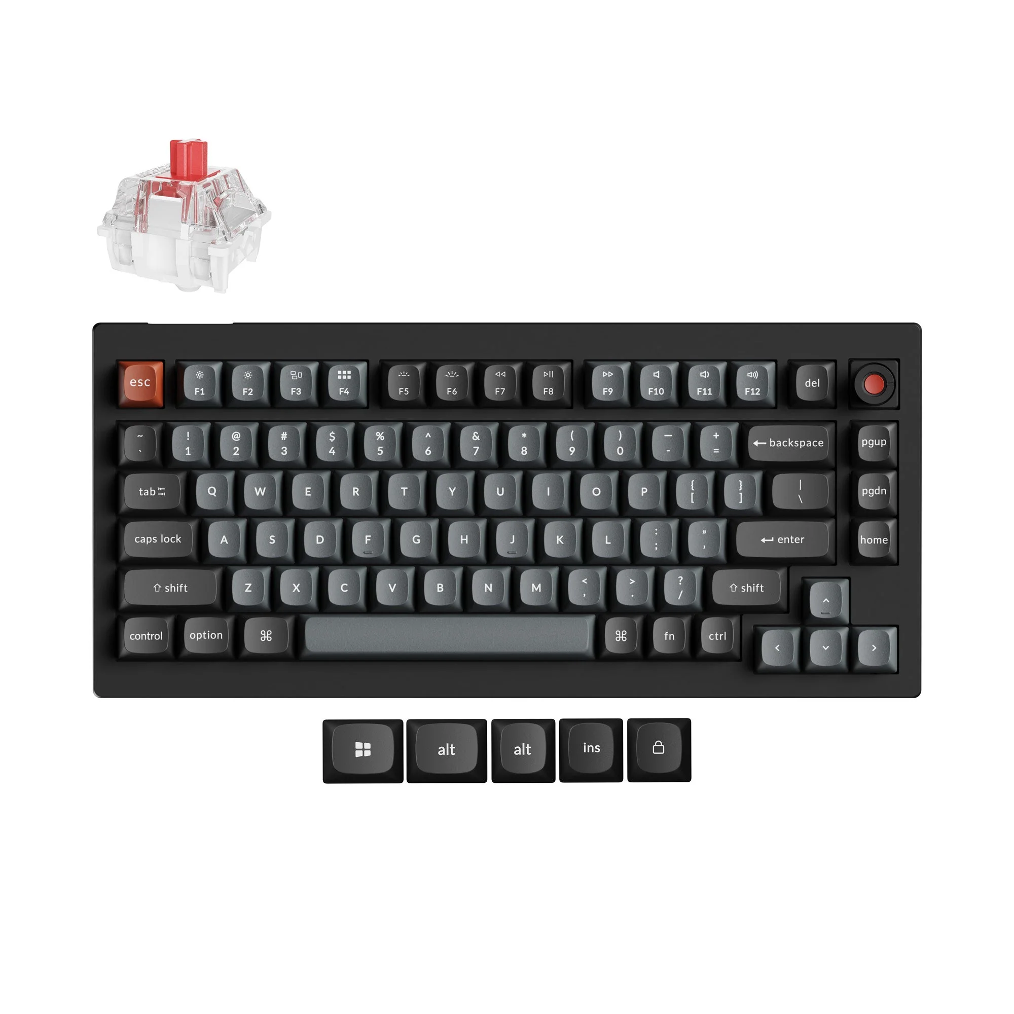 Keychron V1 8K QMK Wired Custom Mechanical Keyboard - Image 7